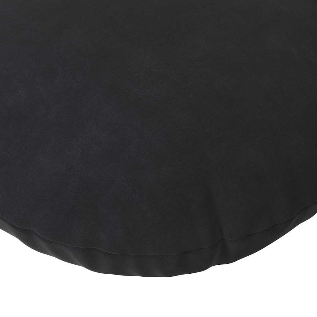 Cuscini per Seduta 2 pcs Nero Ø60 x 21 cm Velluto | homemem39