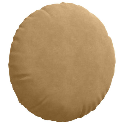 Cuscini per Seduta 2 pcs Marrone Ø60 x 21 cm Velluto | homemem39