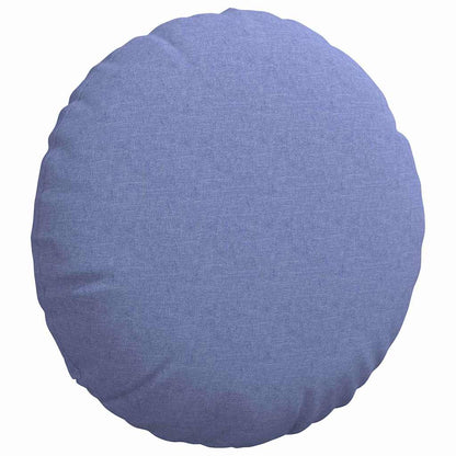 Cuscini per Seduta 2 pcs Blu jeans Ø80 x 29 cm Tessuto | homemem39