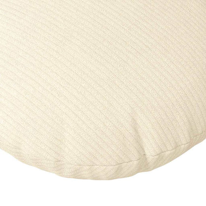 Cuscini per Seduta 2 pcs Crema Ø 80 cm Tessuto in Cords