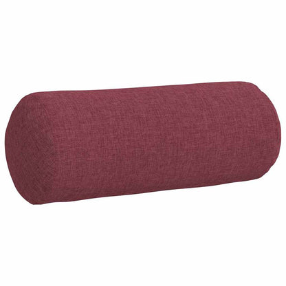 Cuscini a rullo 2 pcs Rosso Vino Ø 15 x 40 cm Tessuto | homemem39