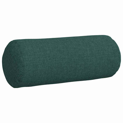 Cuscini a rullo 2 pcs Verde Scuro Ø 15 x 40 cm Tessuto