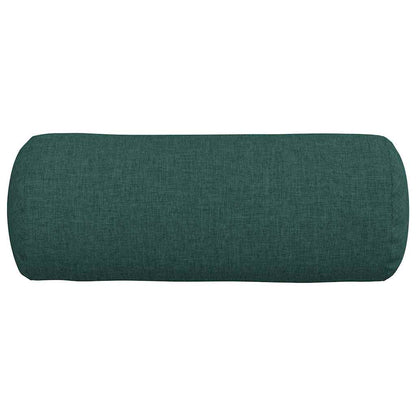 Cuscini a rullo 2 pcs Verde Scuro Ø 15 x 40 cm Tessuto