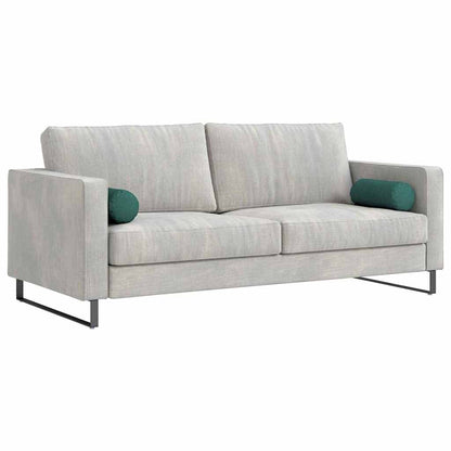 Cuscini a rullo 2 pcs Verde Scuro Ø 15 x 40 cm Tessuto