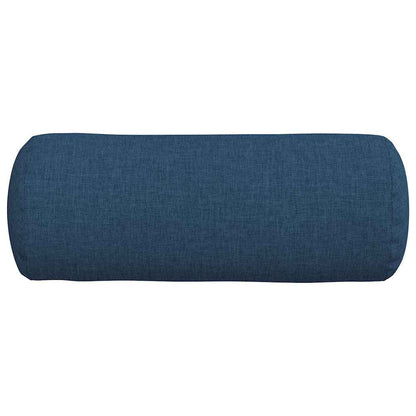 Cuscini a rullo 2 pcs Blu Ø 15 x 40 cm Tessuto