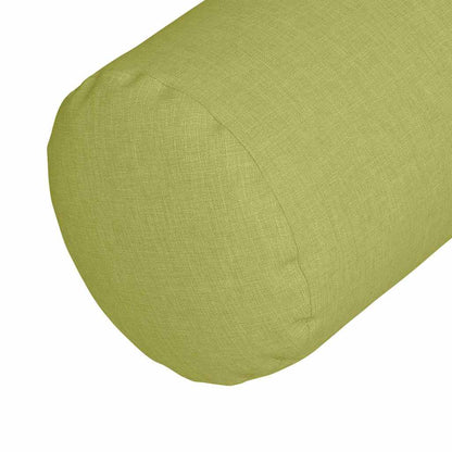 Cuscini a rullo 2 pcs Verde chiaro Ø 15 x 40 cm Tessuto