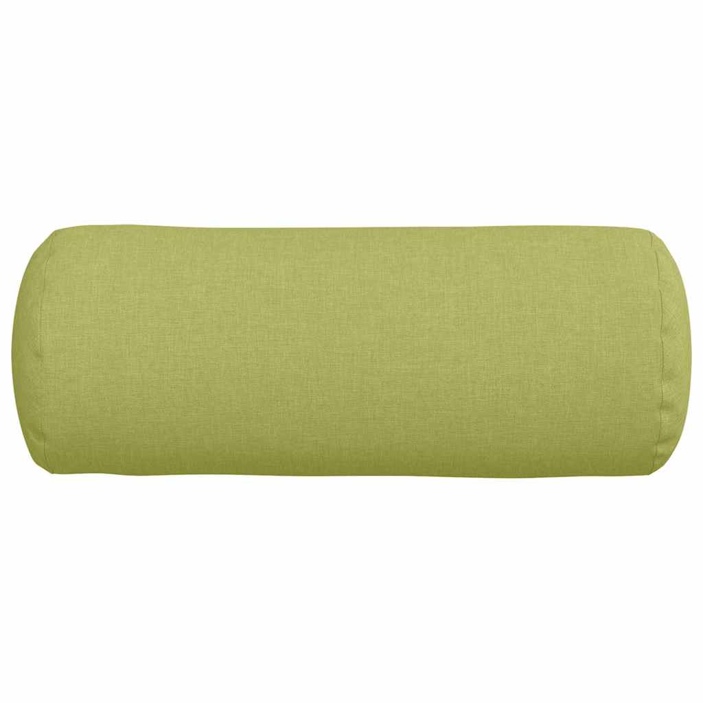 Cuscini a rullo 2 pcs Verde chiaro Ø 15 x 40 cm Tessuto