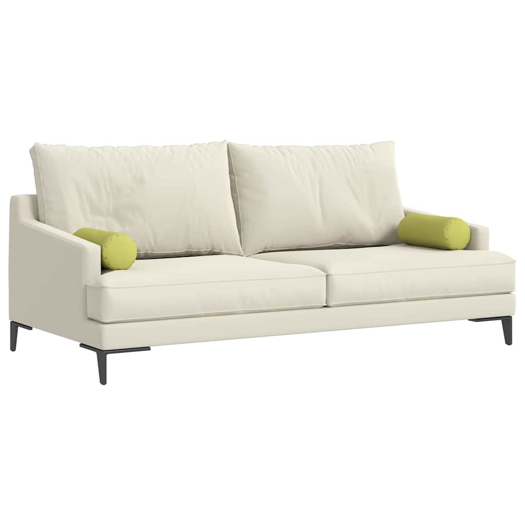 Cuscini a rullo 2 pcs Verde chiaro Ø 15 x 40 cm Tessuto | homemem39