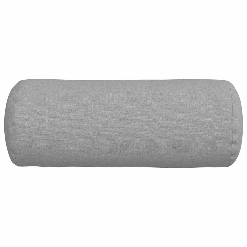 Cuscini a rullo 2 pcs Grigio Nuvola Ø 15 x 40 cm Tessuto | homemem39