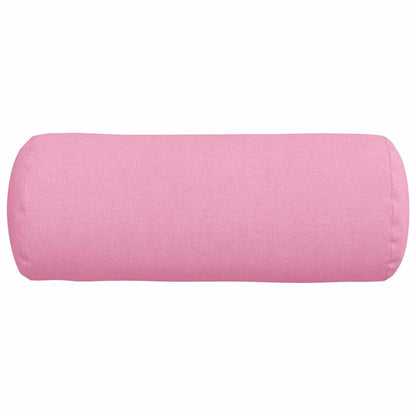 Cuscini a rullo 2 pcs Rosa Ø 15 x 40 cm Tessuto | homemem39