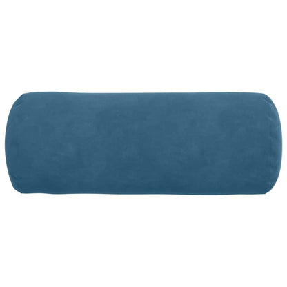 Cuscini a rullo 2 pcs Blu Ø 15 x 40 cm Tessuto in Cords