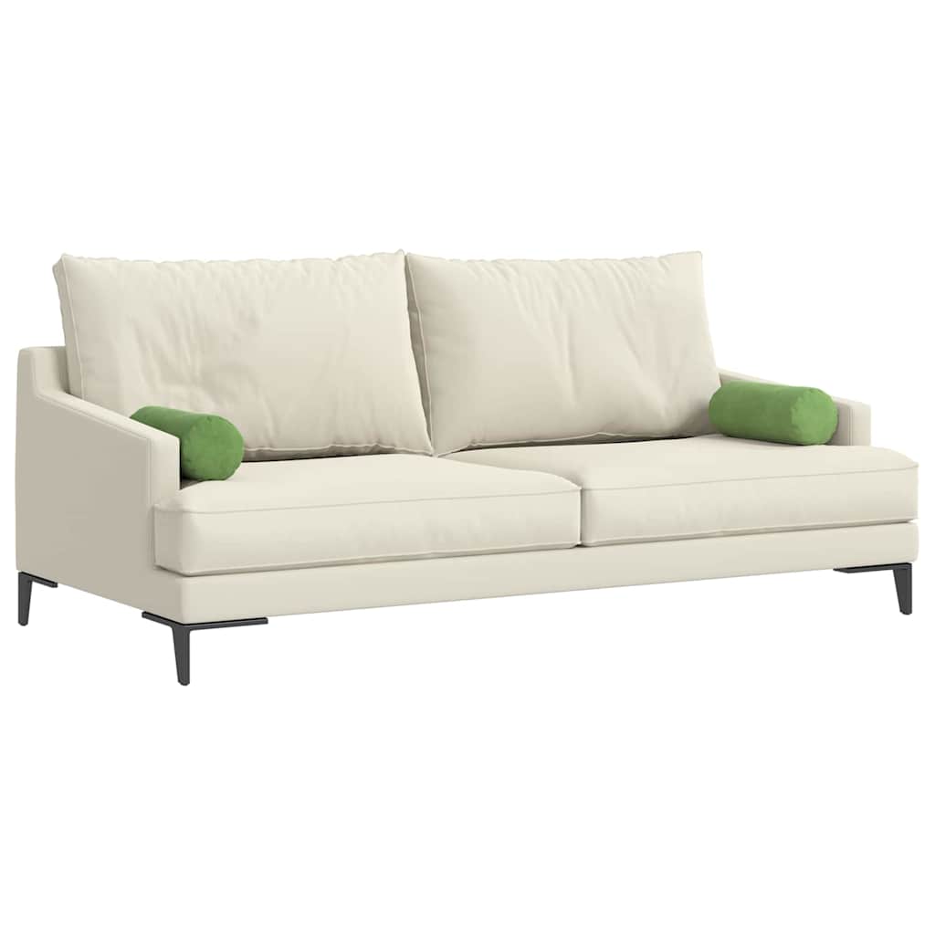 Cuscini a rullo 2 pcs Verde chiaro Ø 15 x 40 cm | homemem39