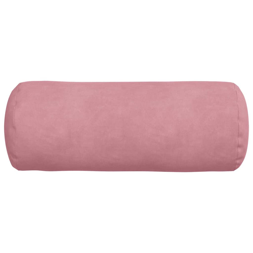 Cuscini a rullo 2 pcs Rosa Ø 15 x 40 cm Tessuto in Cords | homemem39