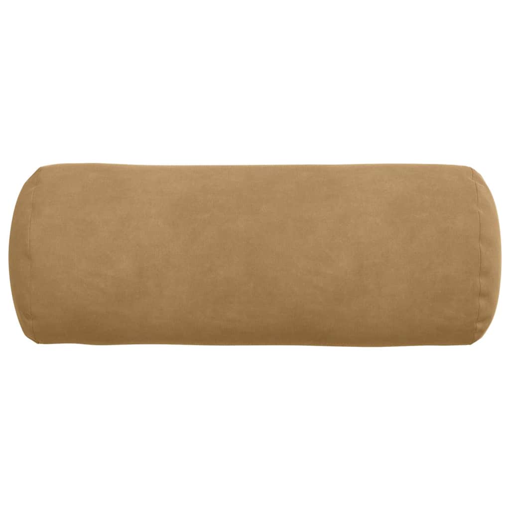 Cuscini a rullo 2 pcs Marrone Ø 15 x 40 cm Tessuto in Cords | homemem39