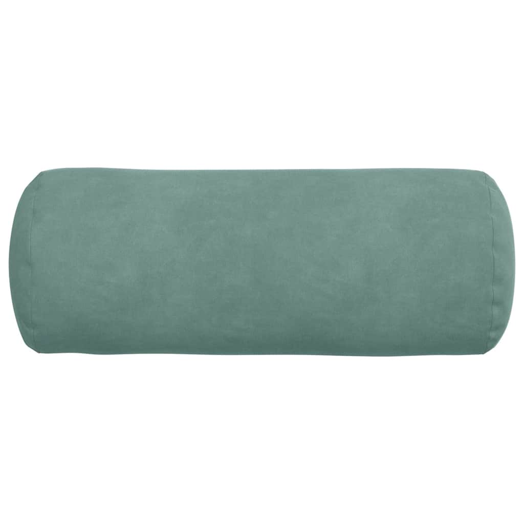 Cuscini a rullo 2 pcs Verde Mare Ø 15 x 40 cm Tessuto in Cords | homemem39