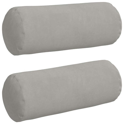 Cuscini a rullo 2 pcs Grigio chiaro Ø 15 x 40 cm | homemem39