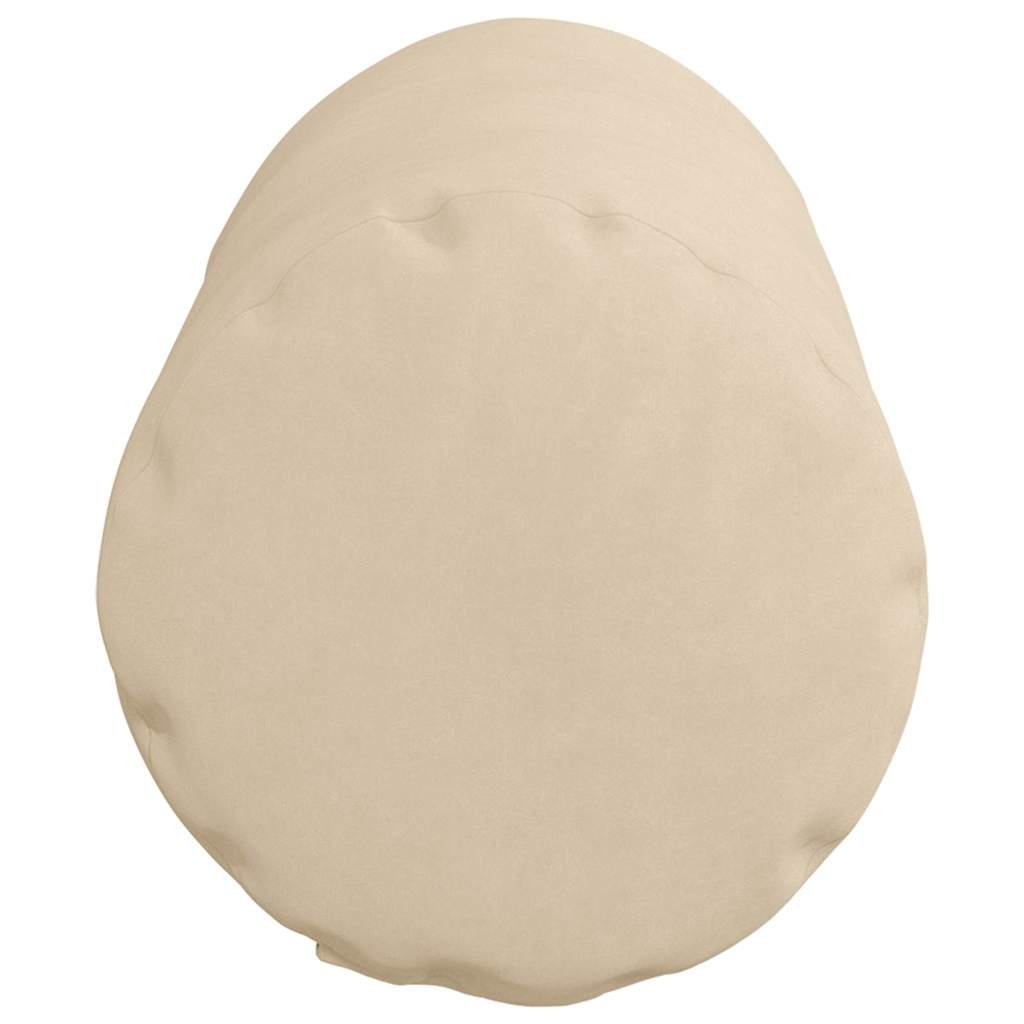 Cuscini a rullo 2 pcs Crema Ø 15 x 40 cm Tessuto in Microfibra | homemem39