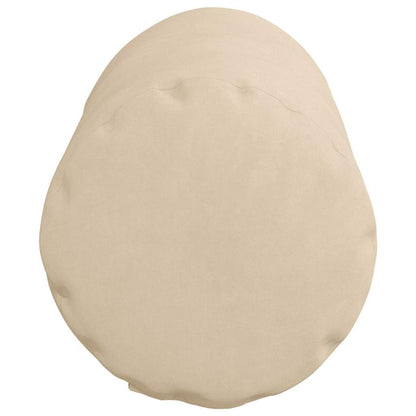 Cuscini a rullo 2 pcs Crema Ø 15 x 40 cm Tessuto in Microfibra