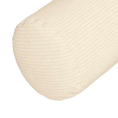 Cuscini a rullo 2 pcs Crema Ø 15 x 40 cm Tessuto in Cords | homemem39
