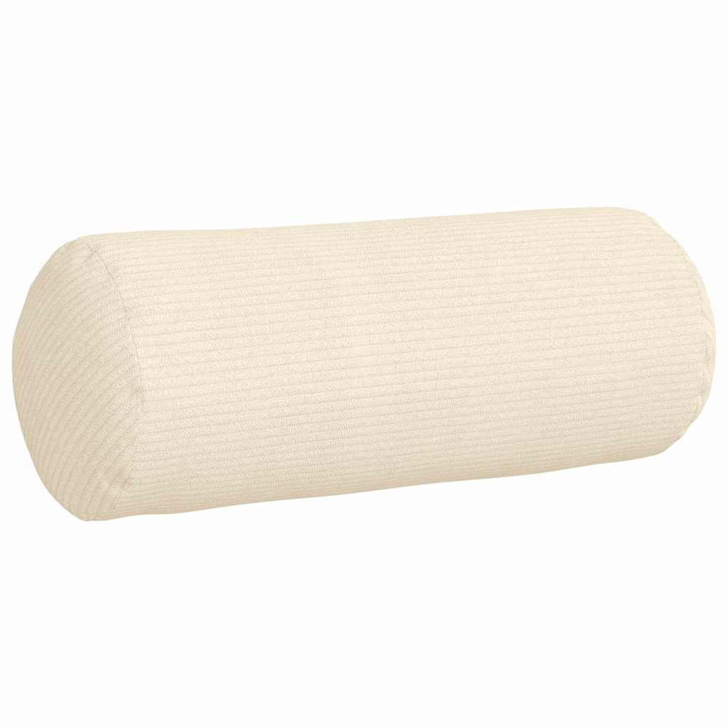 Cuscini a rullo 2 pcs Crema Ø 15 x 40 cm Tessuto in Cords | homemem39