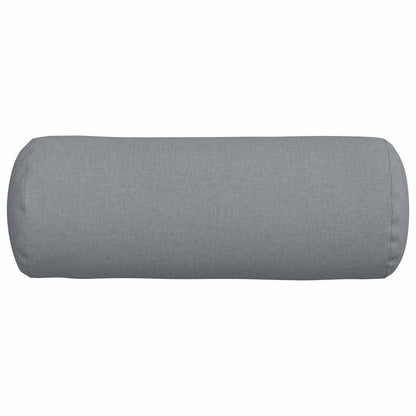 Cuscini a rullo 2 pcs Grigio chiaro Ø 25 x 70 cm Tessuto | homemem39