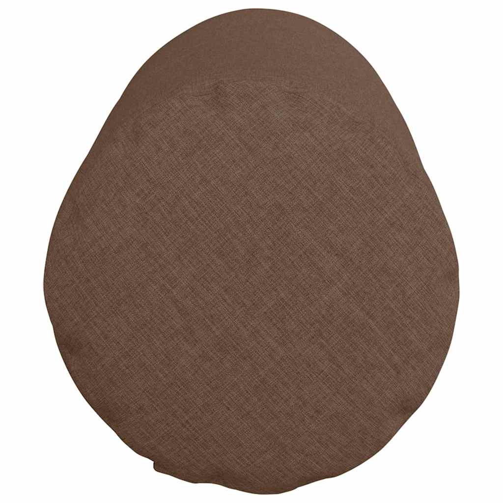 Cuscini a rullo 2 pcs Marrone Ø 25 x 70 cm Tessuto | homemem39