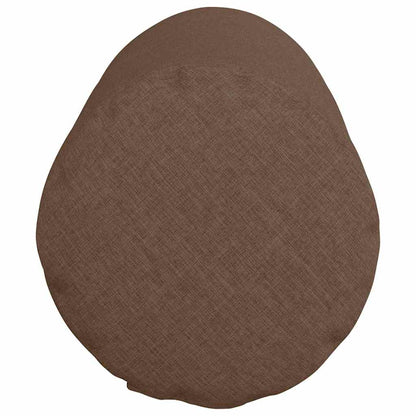 Cuscini a rullo 2 pcs Marrone Ø 25 x 70 cm Tessuto | homemem39