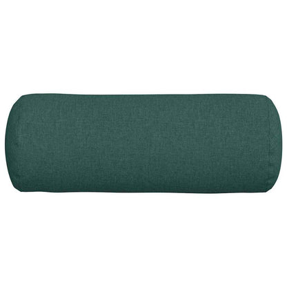 Cuscini a rullo 2 pcs Verde Scuro Ø 25 x 70 cm Tessuto | homemem39