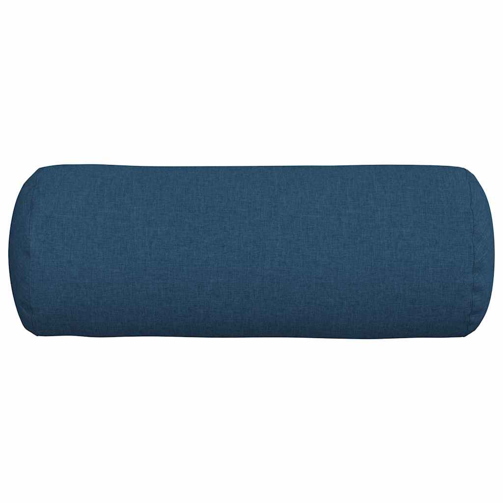 Cuscini a rullo 2 pcs Blu Ø 25 x 70 cm Tessuto | homemem39
