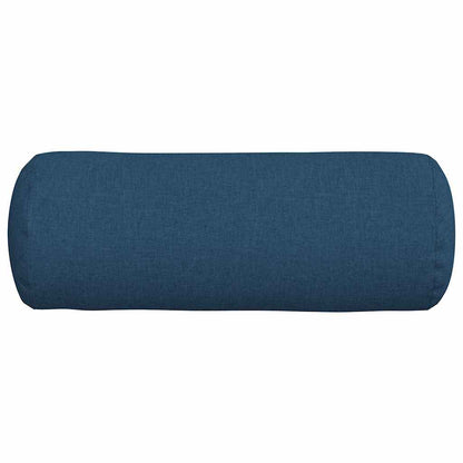 Cuscini a rullo 2 pcs Blu Ø 25 x 70 cm Tessuto