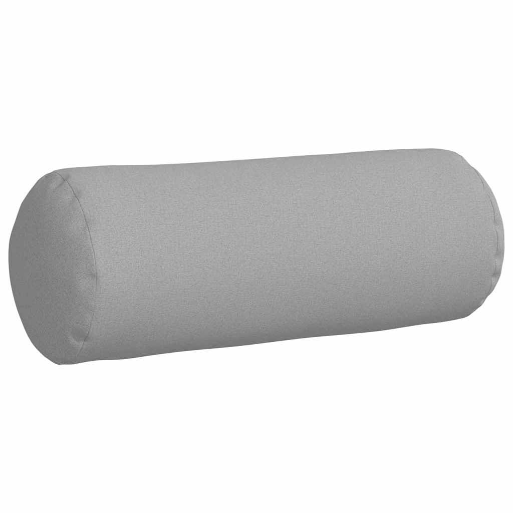 Cuscini a rullo 2 pcs Grigio Nuvola Ø 25 x 70 cm Tessuto | homemem39
