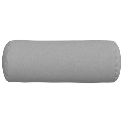 Cuscini a rullo 2 pcs Grigio Nuvola Ø 25 x 70 cm Tessuto