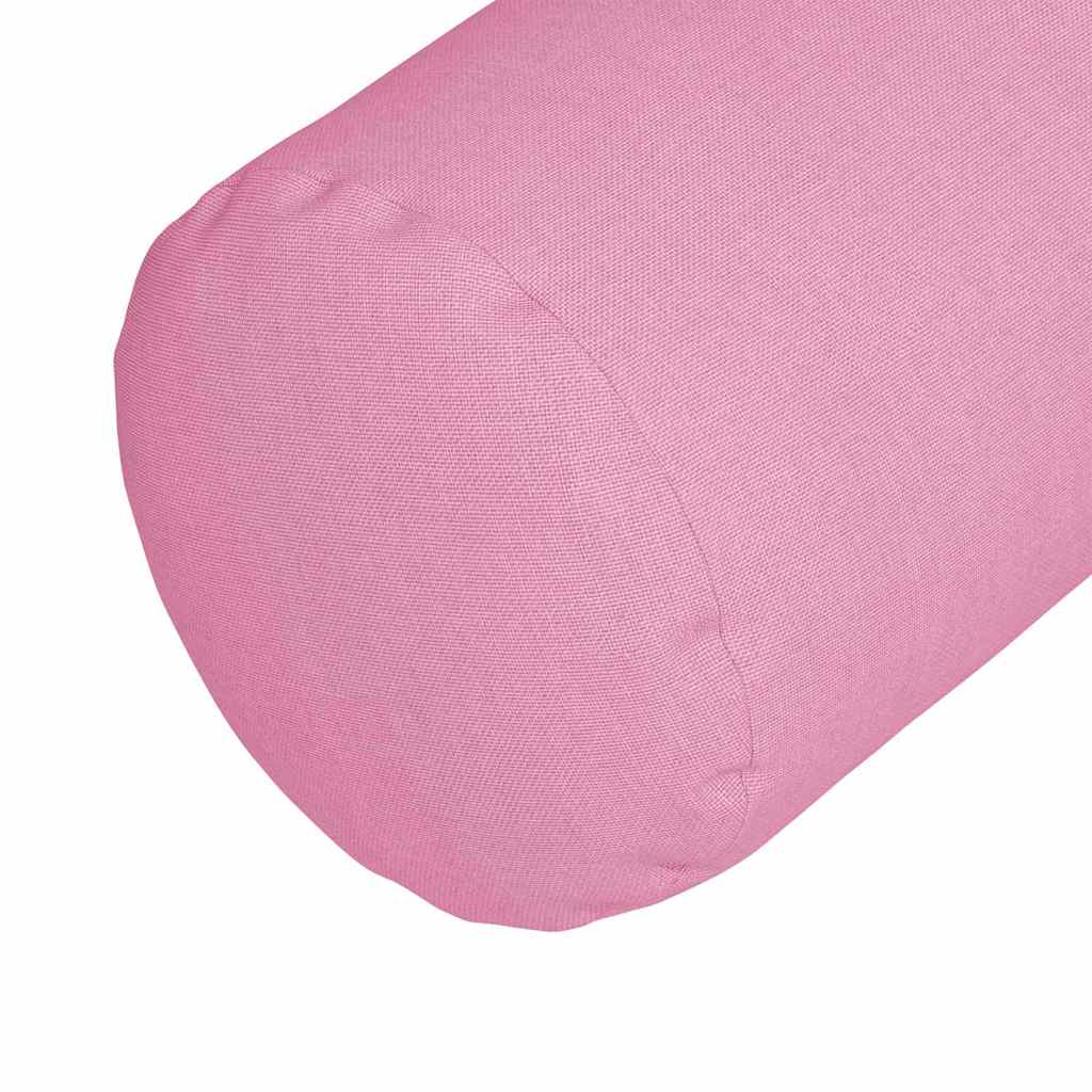 Cuscini a rullo 2 pcs Rosa Ø 25 x 70 cm Tessuto | homemem39