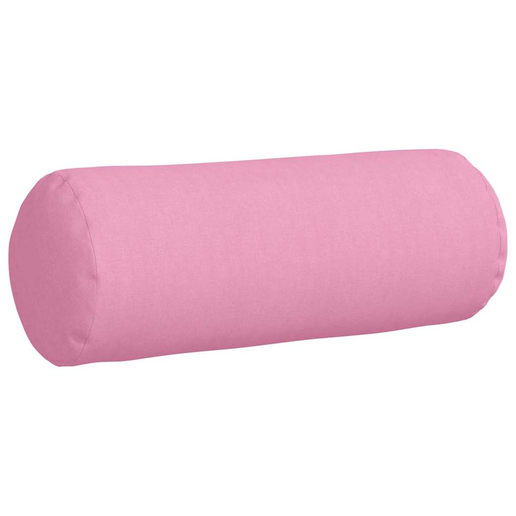 Cuscini a rullo 2 pcs Rosa Ø 25 x 70 cm Tessuto | homemem39