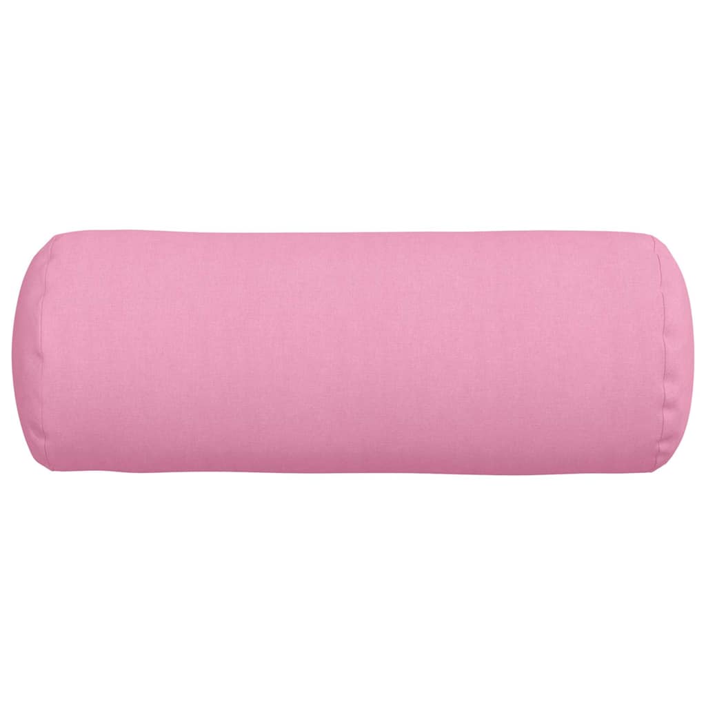Cuscini a rullo 2 pcs Rosa Ø 25 x 70 cm Tessuto | homemem39