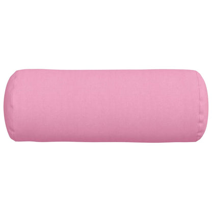 Cuscini a rullo 2 pcs Rosa Ø 25 x 70 cm Tessuto