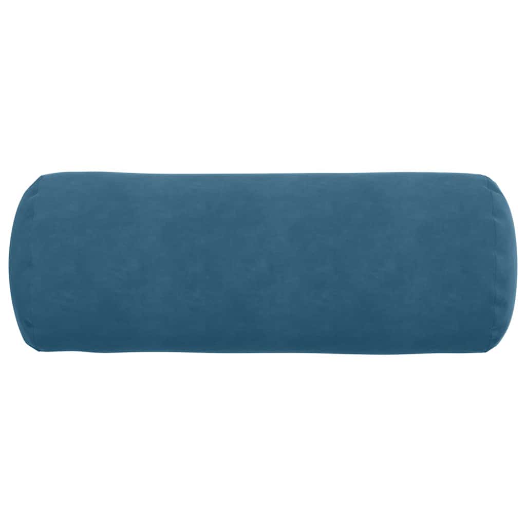 Cuscini a rullo 2 pcs Blu Ø 25 x 70 cm Tessuto in Cords | homemem39