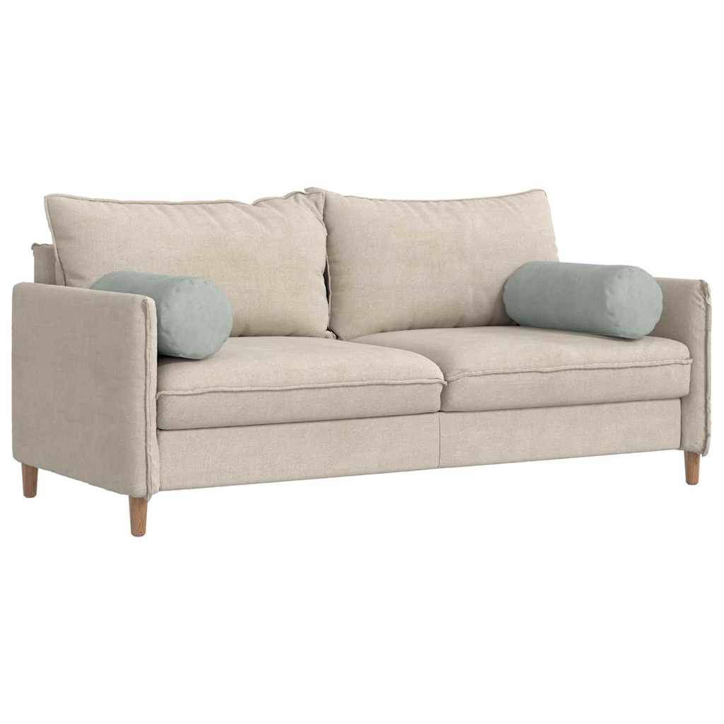 Cuscini a rullo 2 pcs Grigio chiaro Ø 25 x 70 cm | homemem39