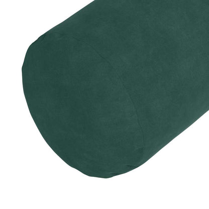 Cuscini a rullo 2 pcs Verde Scuro Ø 25 x 70 cm Tessuto in Cords | homemem39