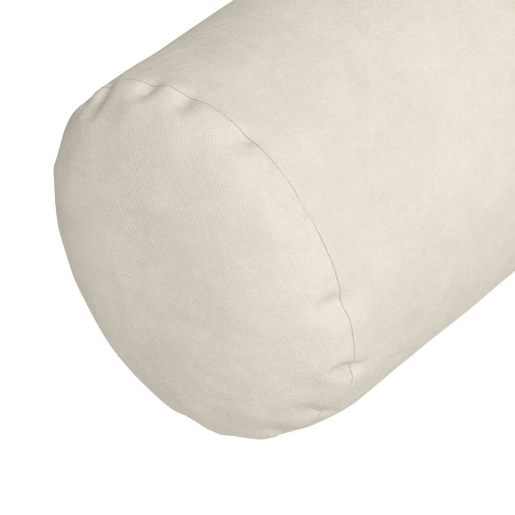 Cuscini a rullo 2 pcs Crema Ø 25 x 70 cm Tessuto in Cords | homemem39