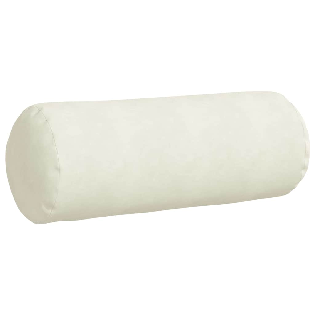 Cuscini a rullo 2 pcs Crema Ø 25 x 70 cm Tessuto in Cords | homemem39