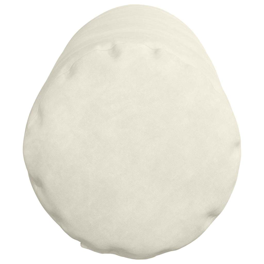 Cuscini a rullo 2 pcs Crema Ø 25 x 70 cm Tessuto in Cords