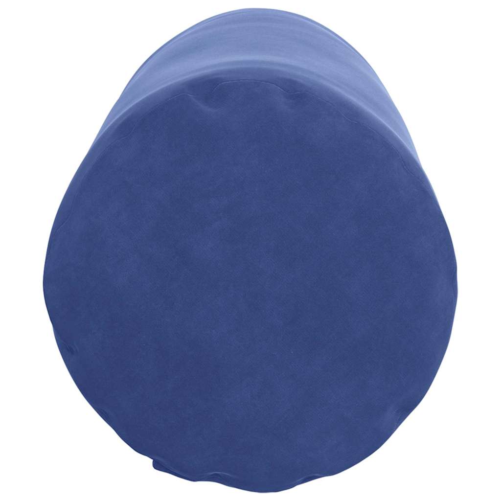 Cuscini a rullo 2 pcs Blu Polizia Ø 25 x 70 cm Tessuto in Cords | homemem39
