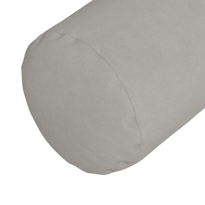 Cuscini a rullo 2 pcs Grigio chiaro Ø 25 x 70 cm | homemem39