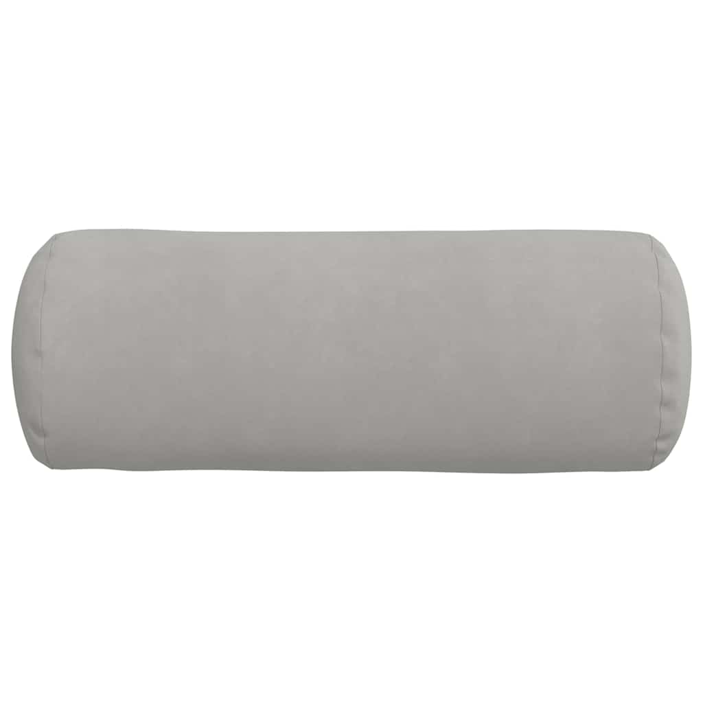 Cuscini a rullo 2 pcs Grigio chiaro Ø 25 x 70 cm | homemem39
