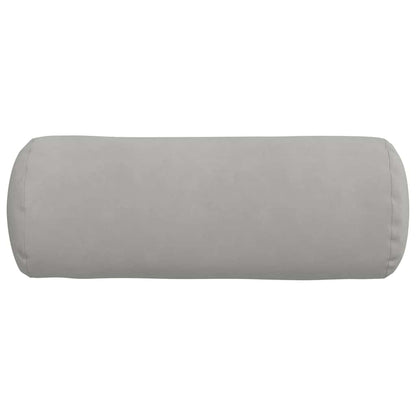 Cuscini a rullo 2 pcs Grigio chiaro Ø 25 x 70 cm