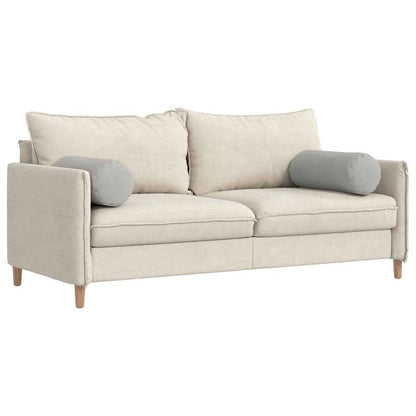 Cuscini a rullo 2 pcs Grigio chiaro Ø 25 x 70 cm | homemem39
