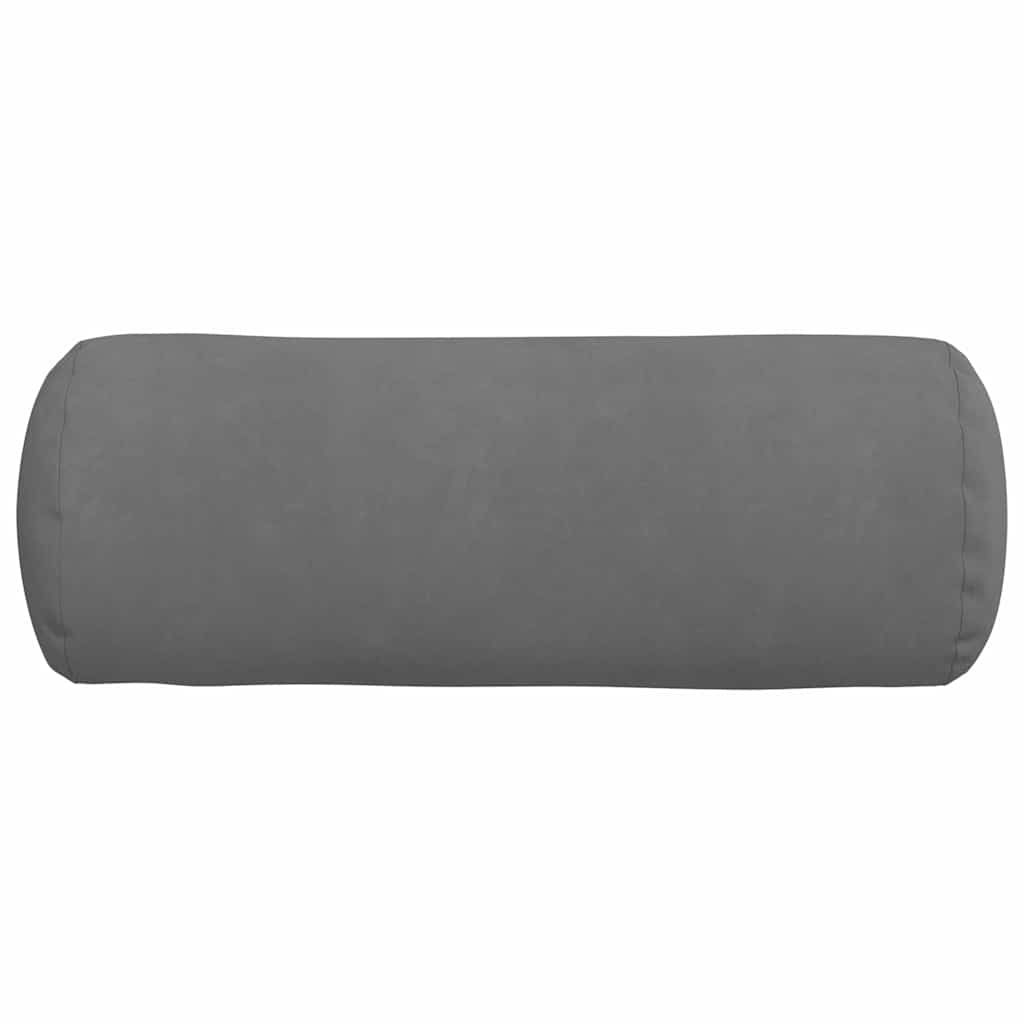 Cuscini a rullo 2 pcs Grigio scuro Ø 25 x 70 cm | homemem39