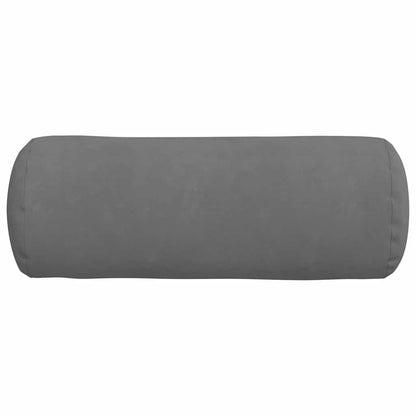 Cuscini a rullo 2 pcs Grigio scuro Ø 25 x 70 cm