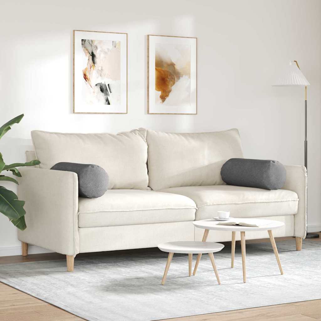 Cuscini a rullo 2 pcs Grigio scuro Ø 25 x 70 cm | homemem39